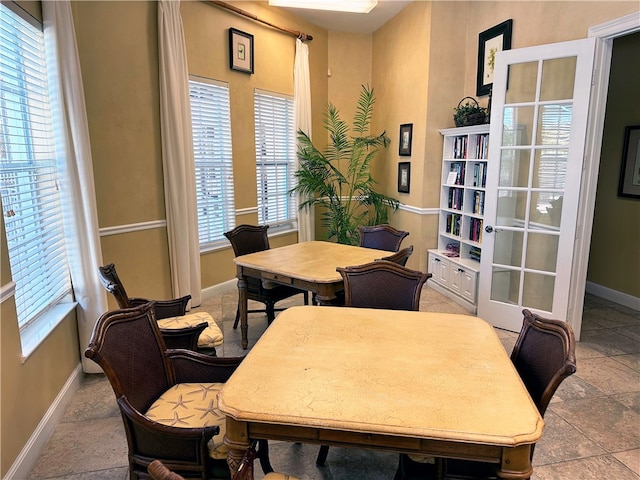 view of dining room