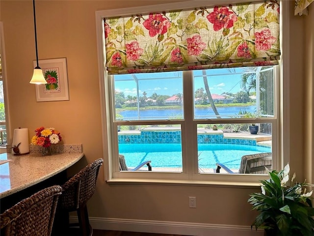 944 Island Club Sq, Vero Beach, FL 32963 - detailed view of a water view and baseboards