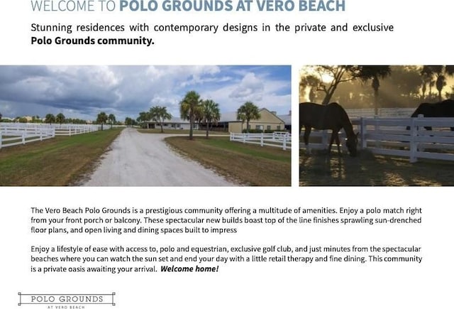924 E Polo Grounds Dr, Vero Beach, FL 32966 - view of marketing collateral with multiple images