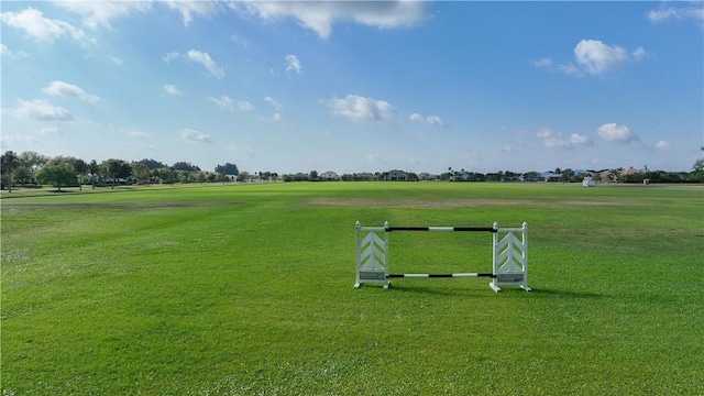 924 E Polo Grounds Dr, Vero Beach, FL 32966 - surrounding community with a yard and view of golf course