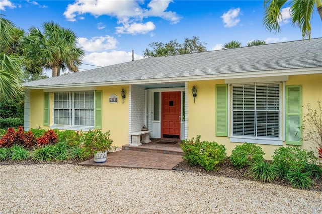 view of ranch-style house