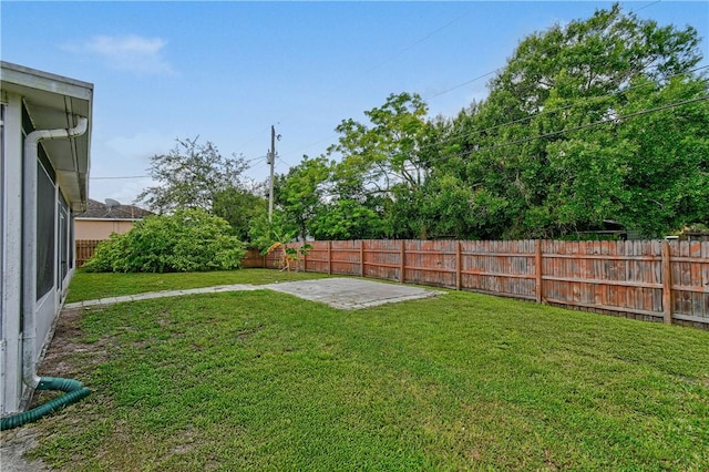 8365 104th Ct, Vero Beach, FL 32967 - fenced backyard with a patio area