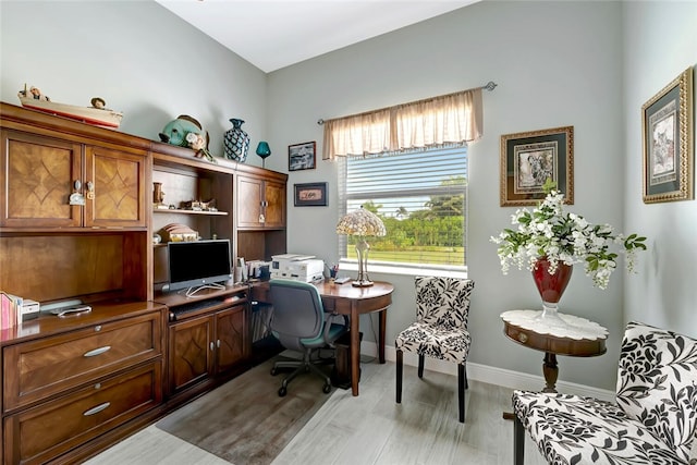 8280 Halbert Ln, Vero Beach, FL 32968 - home office featuring baseboards