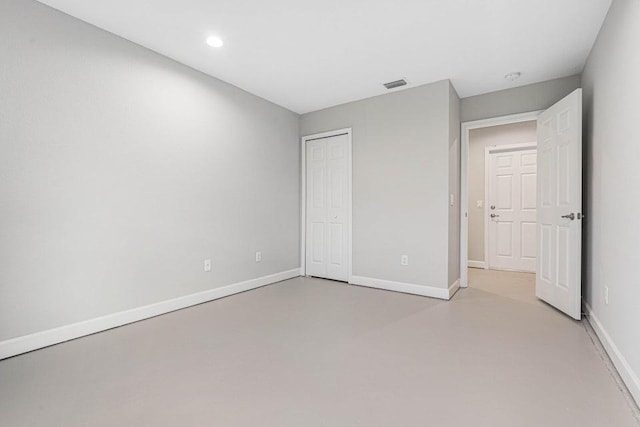 view of unfurnished bedroom