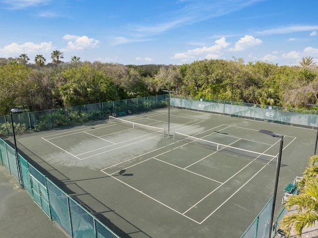 view of sport court