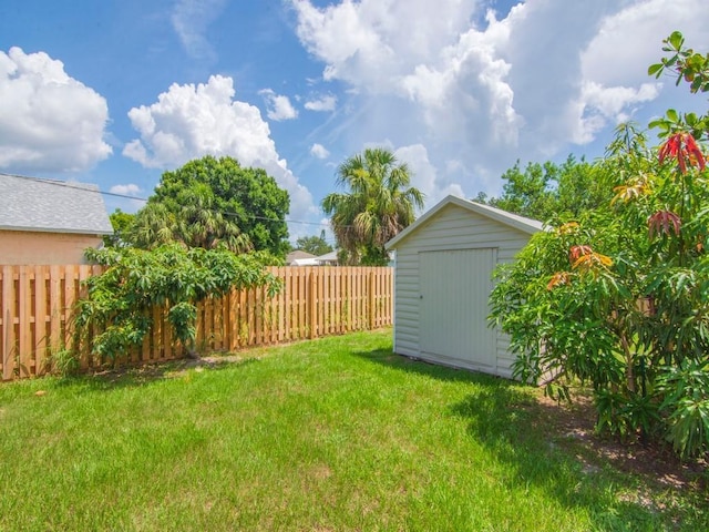 432 Watercrest St, Sebastian, FL 32958 - fenced backyard featuring a shed