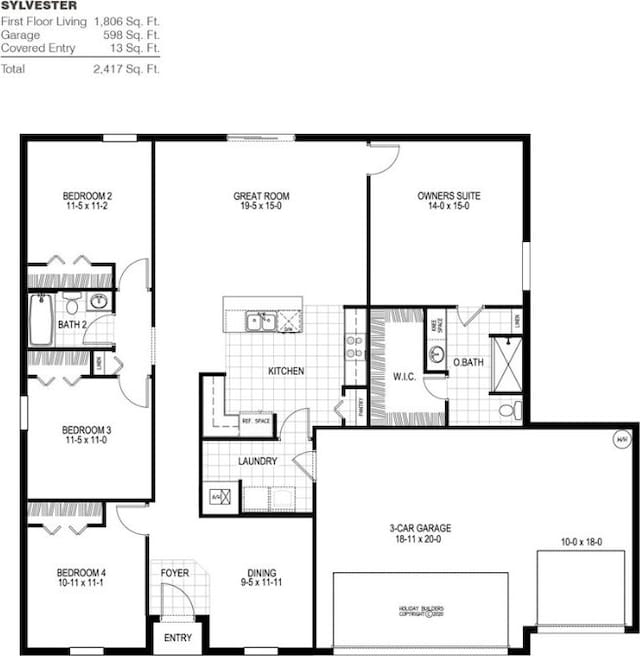 129 Cardinal St, Sebastian, FL 32958 - home floor plan