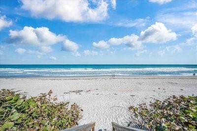 225 Strand Dr Unit 204, Melbourne Beach, FL 32951 - water view with local beach