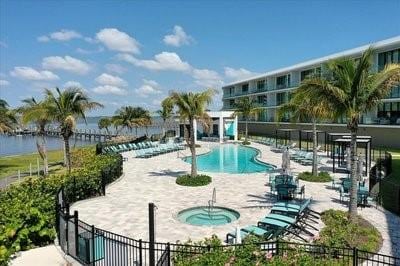 225 Strand Dr Unit 204, Melbourne Beach, FL 32951 - community pool with a patio area