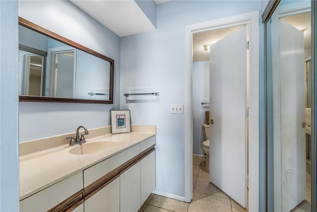 5 Plantation Dr Unit 206, Vero Beach, FL 32966 - bathroom with vanity and tile patterned flooring