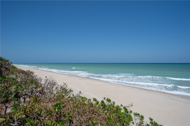 water view with a beach view