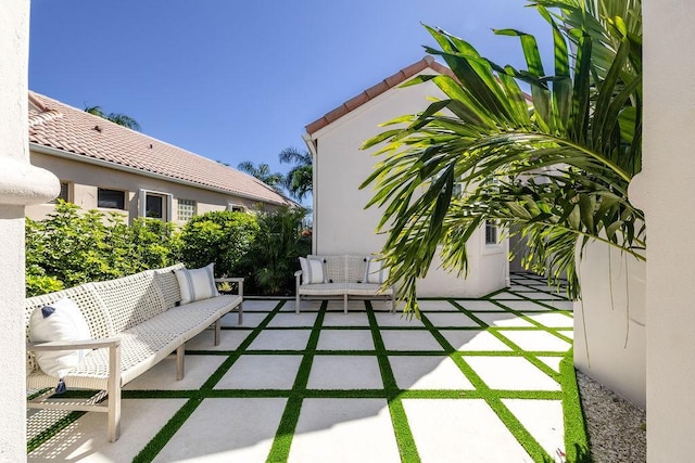 view of patio / terrace with outdoor lounge area