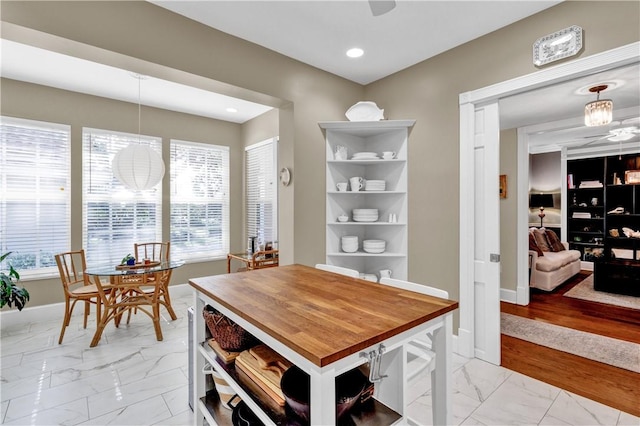 view of dining room