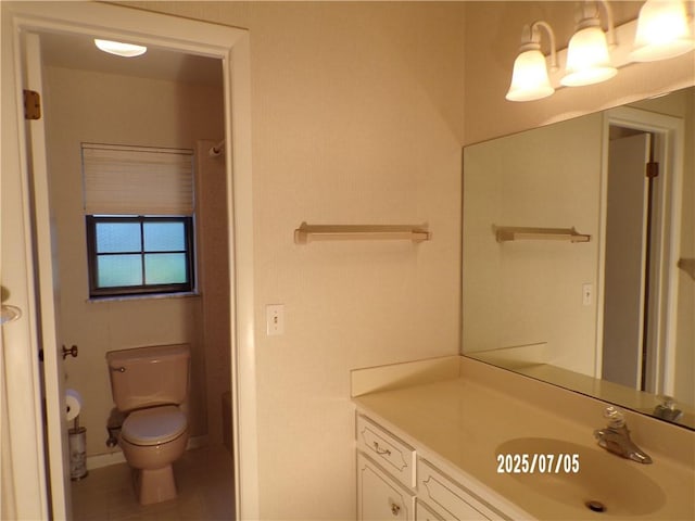 881 48th Ave, Vero Beach, FL 32966 - bathroom with vanity and tile patterned flooring