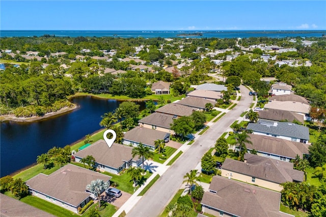 439 Briarcliff Cir, Sebastian, FL 32958 - aerial view of residential area with a large body of water