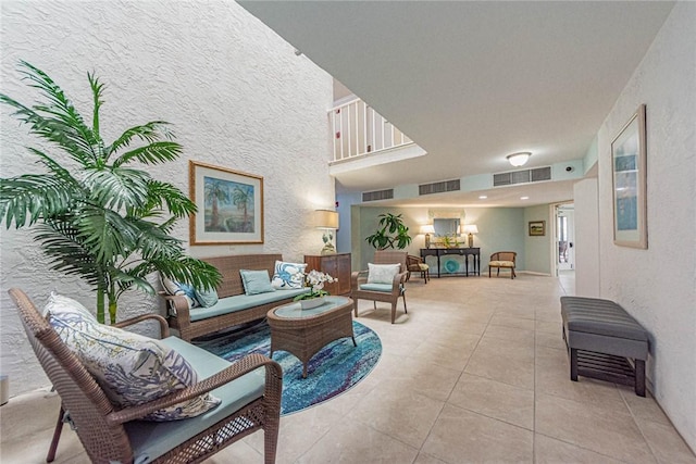 1850 Bay Rd Unit 3G, Vero Beach, FL 32963 - community lobby with a textured wall