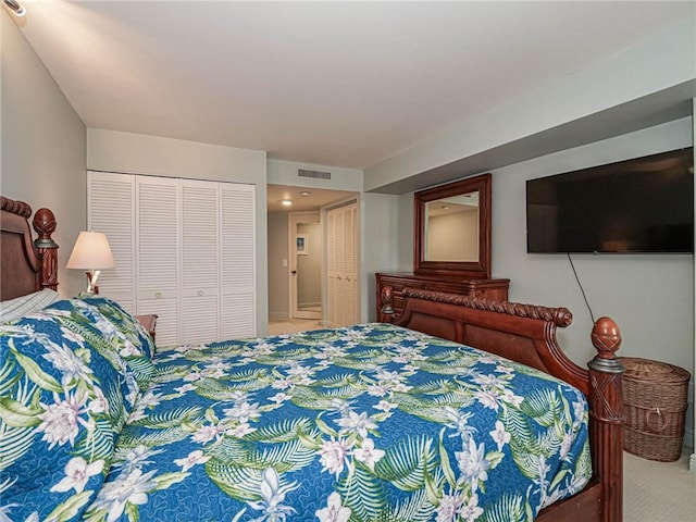 1850 Bay Rd Unit 3G, Vero Beach, FL 32963 - bedroom featuring carpet and a closet