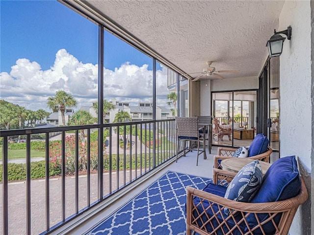 1850 Bay Rd Unit 3G, Vero Beach, FL 32963 - sunroom / solarium with ceiling fan