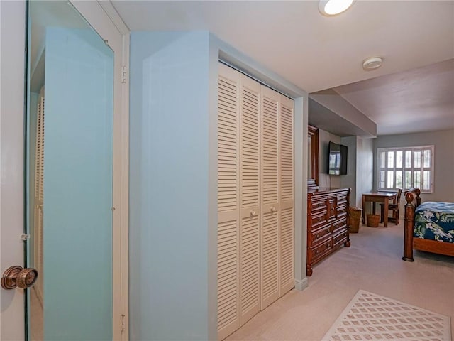 1850 Bay Rd Unit 3G, Vero Beach, FL 32963 - corridor featuring light carpet