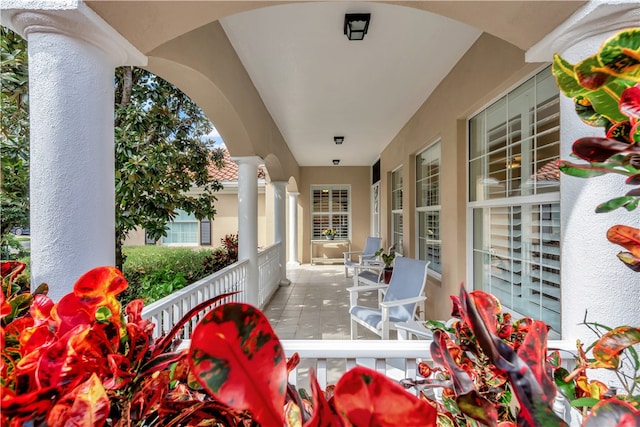 view of patio