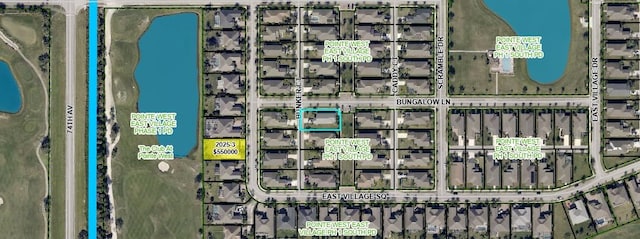 1370 Bunker Ct, Vero Beach, FL 32966 - map / location featuring property boundaries highlighted