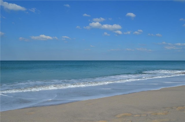 water view with a view of the beach