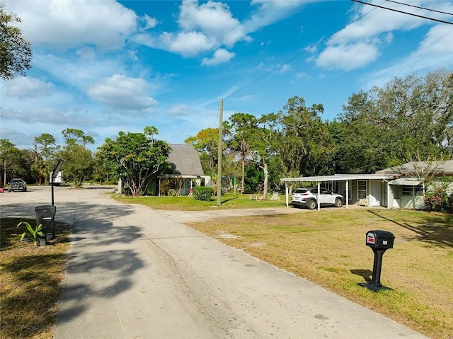 view of road