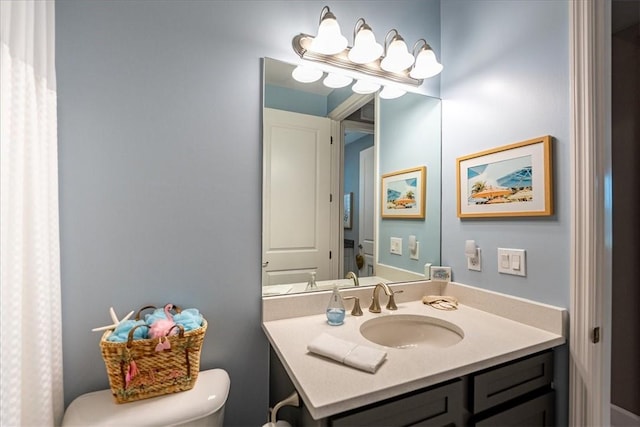 11706 SW Brighton Falls Dr, Port St Lucie, FL 34987 - bathroom featuring toilet and vanity