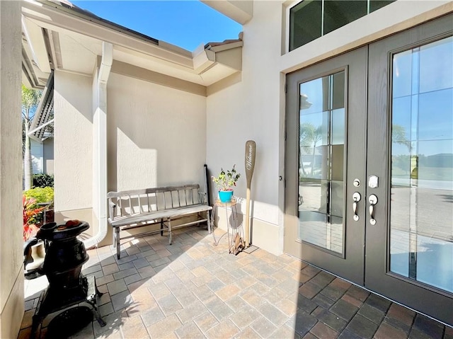 view of patio / terrace with french doors