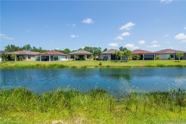 water view with a residential view