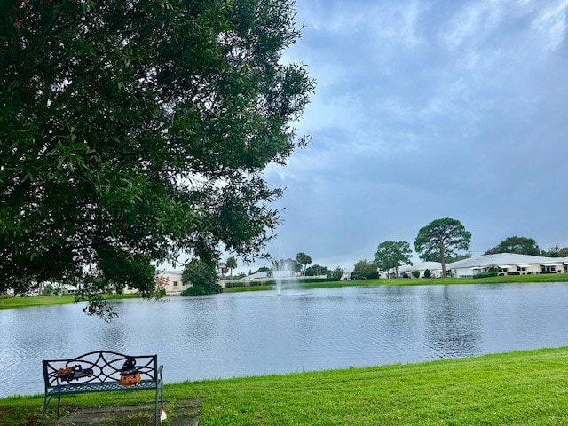 view of water feature