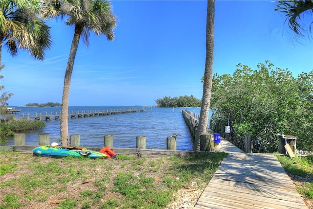 property view of water