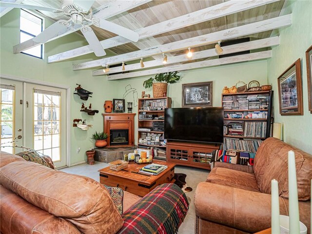 kitchen featuring white cabinets, wine cooler, and fridge