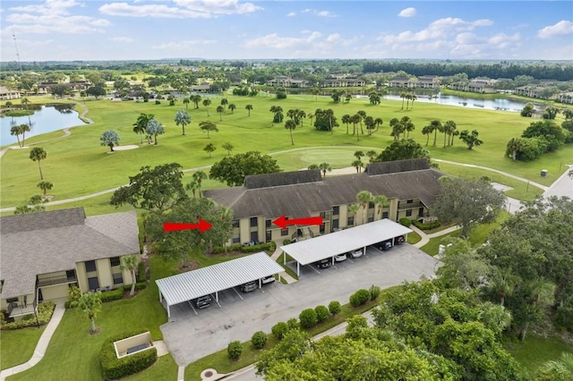 25 Plantation Dr Unit 201, Vero Beach, FL 32966 - drone / aerial view of a large body of water and a local golf course