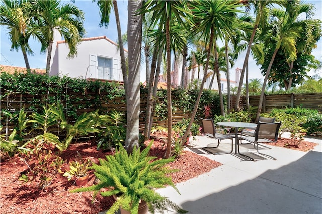 view of patio