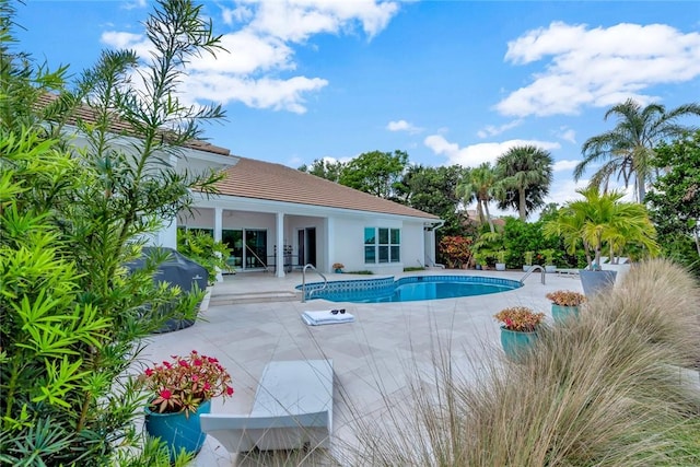 pool featuring a patio