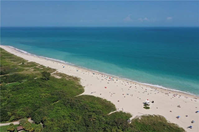 water view featuring local beach