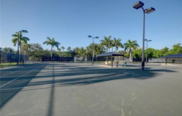 view of sport court