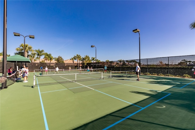 view of sport court