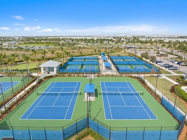 view of tennis court