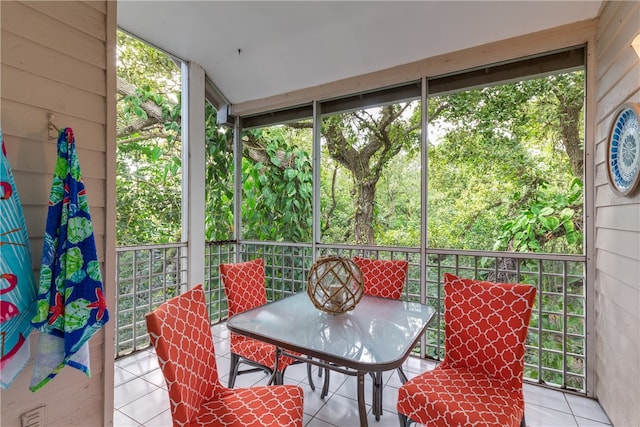 sunroom / solarium featuring plenty of natural light