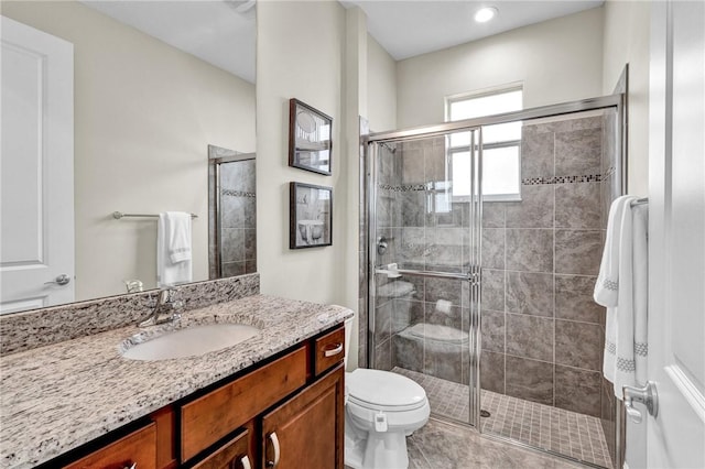 777 Fortunella Cir SW, Vero Beach, FL 32968 - full bath featuring vanity, toilet, and a shower stall
