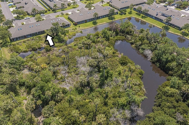 679 5th Ave, Vero Beach, FL 32962 - aerial view featuring a water view and a residential view