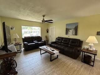 857 Dolores St, Sebastian, FL 32958 - living room with ceiling fan