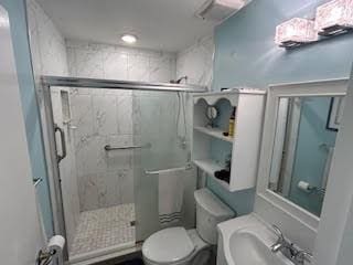 857 Dolores St, Sebastian, FL 32958 - bathroom with a shower stall and vanity
