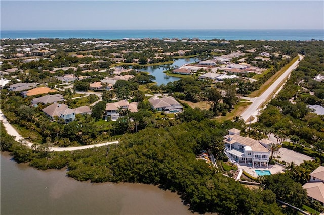601 N Swim Club Dr Unit 3A, Vero Beach, FL 32963 - aerial perspective of suburban area featuring a nearby body of water