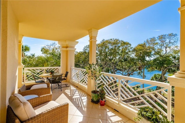601 N Swim Club Dr Unit 3A, Vero Beach, FL 32963 - balcony with a water view
