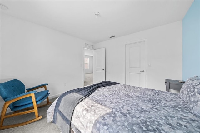 bedroom with carpet flooring