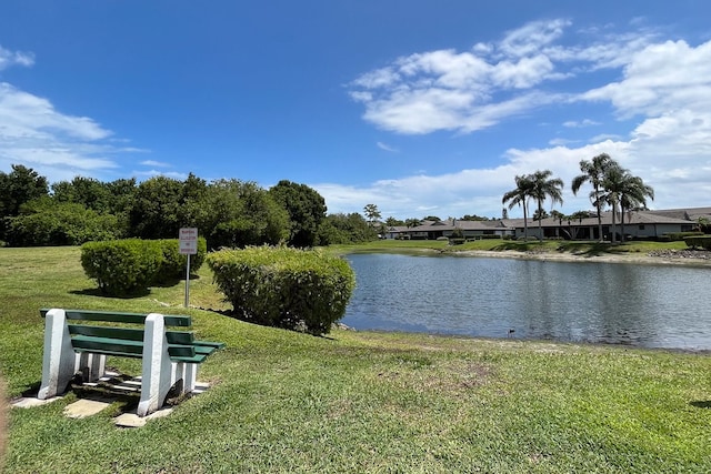 view of water feature