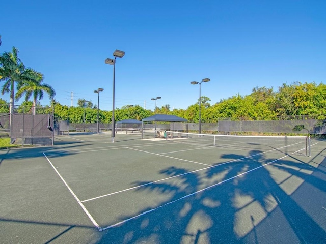 view of sport court